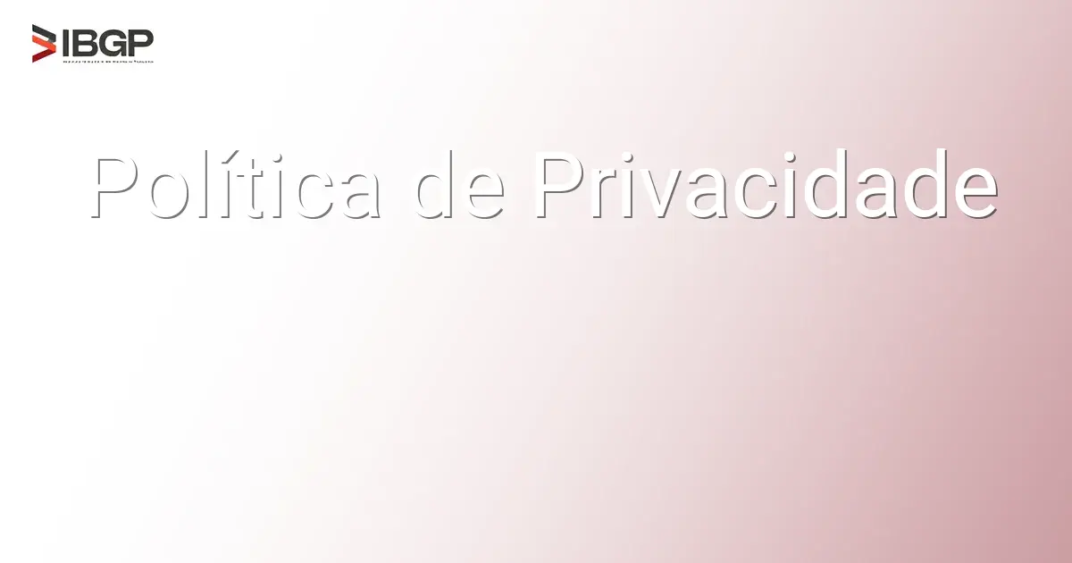 Política de Privacidade